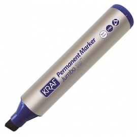 Kraf Jumbo Permanent Marker 10mm 610G  Mavi,