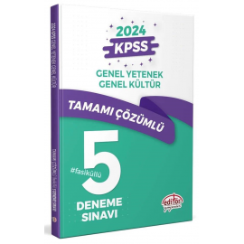 Editör Yayınları Kpss Genel Yetenek Genel Kültür Lisans Deneme 5 Fasikül 2024