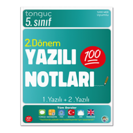 Tonguç Akademi Tonguç 5. Sınıf Yazılı Notları 2. Dönem 1 ve 2. Yazılı