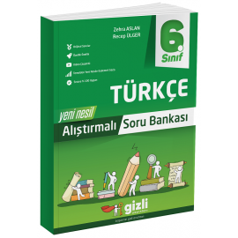 Gizli Yayınları 6. Sınıf Türkçe Alıştırmalı Soru Bankası