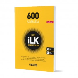 Hız Yayınları 8. Sınıf LGS 600 Soruda İlk Dönem Tekrarı