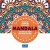 Desenler Tezhipler Şekillerle Mandala  - Çocuklar İçin Boyama Kitabı / Turuncu Kitap