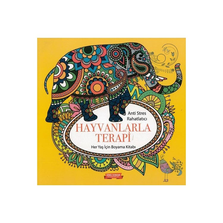 Hayvanlarla Terapi Mandala - Her Yaş İçin Boyama Kitabı