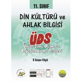 Pano Yayınları 11. Sınıf Din Kültürü ve Ahlak Bilgisi Ünite Değerlendirme Sınavı (5 Sınav)