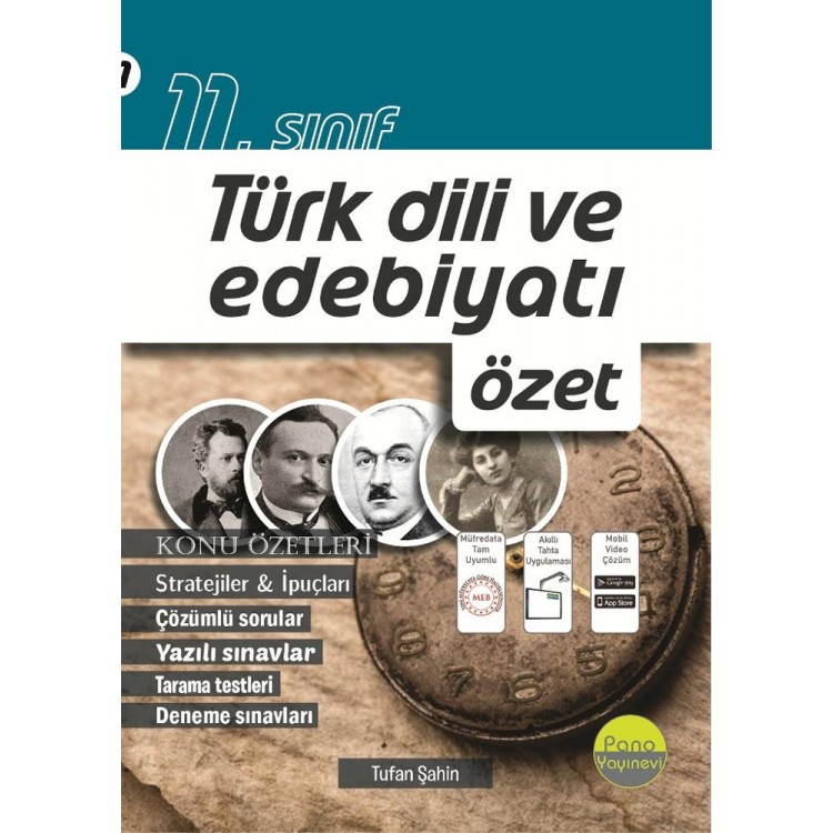 Pano Yayınları 11. Sınıf Türk Dili ve Edebiyatı Özet