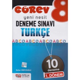 Nitelik Yayınları 8. Sınıf LGS 1. Dönem Türkçe Görev 10 Deneme