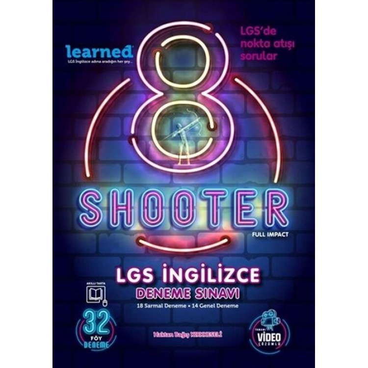 Borealis Yayıncılık 8. Sınıf LGS Learned Shooter Deneme Sınavı