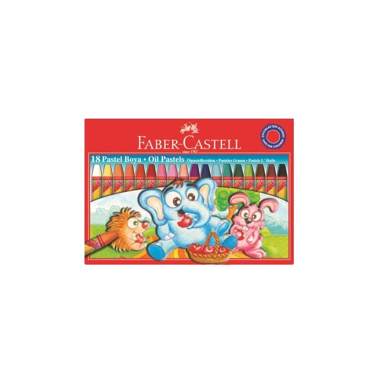 Faber-Castell Karton Kutu Pastel Boya 18 Renk