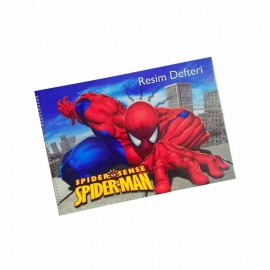 Spider-man 15 Yaprak Spiralli Resim Defteri 35x50 cm