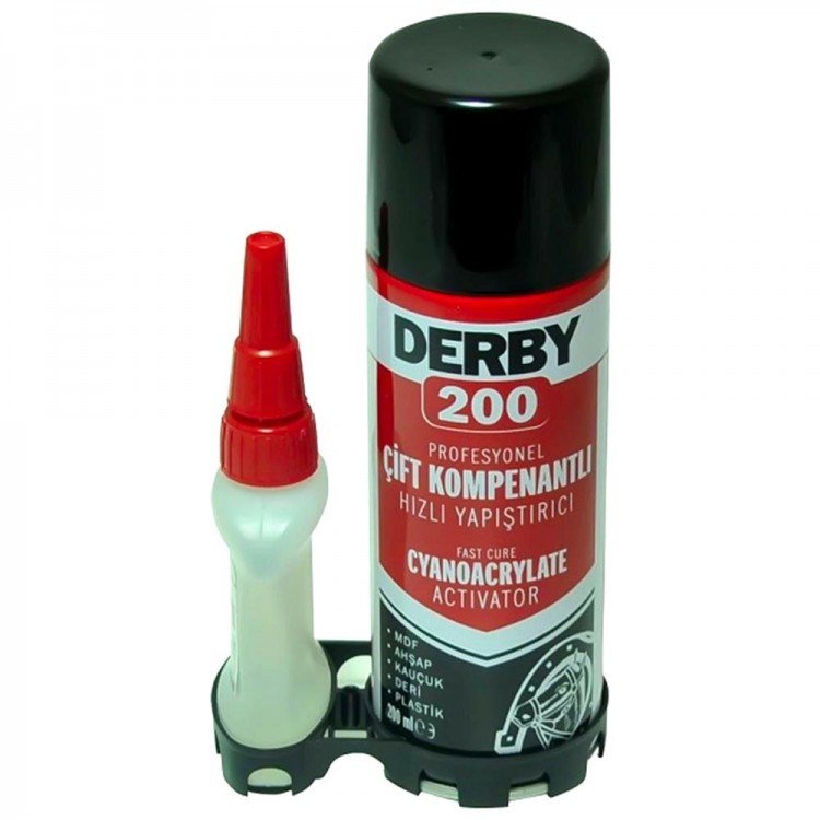 Derby 200 Çift Kompenantlı Hızlı Yapıştırıcı 200 ml