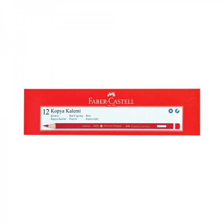 Faber-Castell Kırmızı Kopya Kalemi 12'li