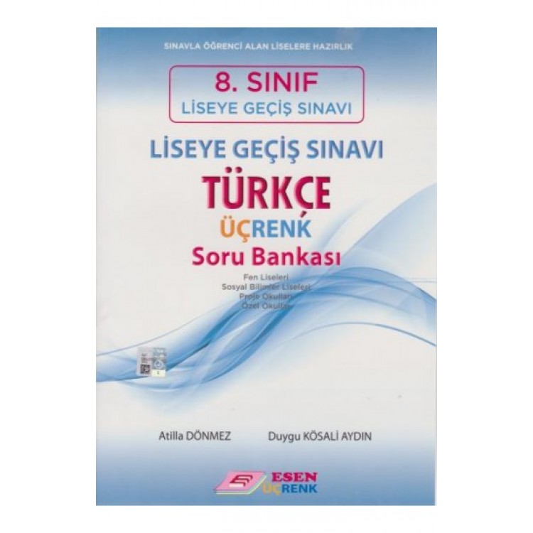 Esen Üçrenk 8. Sınıf LGS Türkçe Soru Bankası