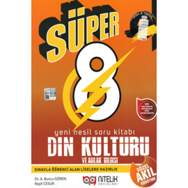 Nitelik Yayınları 8. Sınıf Süper Din Kültürü ve Ahlak Bilgisi Soru Kitabı