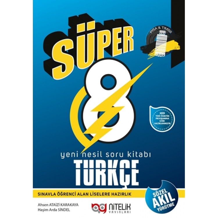 Nitelik Yayınları 8. Sınıf Süper Türkçe Soru Kitabı