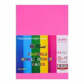 Masis Fosforlu Renkli Fotokopi Kağıdı 100 Lü
