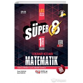Nitelik Yayınları 8. Sınıf Süper Matematik 1. Dönem Tekrar Kitabı 