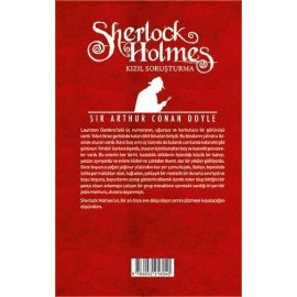 Sherlock holmes Sır Arthur Conan doyle Kızıl Soruşturma