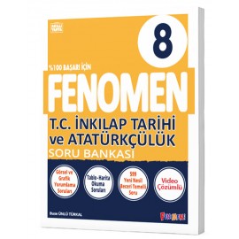 Kurmay Yayınları 8. Sınıf Fenomen T.C. İnkılap Tarihi ve Atatürkçülük Soru Bankası