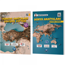 Kr Akademi Coğrafyanın Kodları Türkiye Haritaları Çalışma Defteri